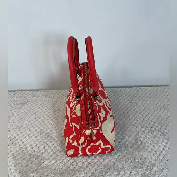 Kate Spade Red Flower Handbag - Picture 5 of 13